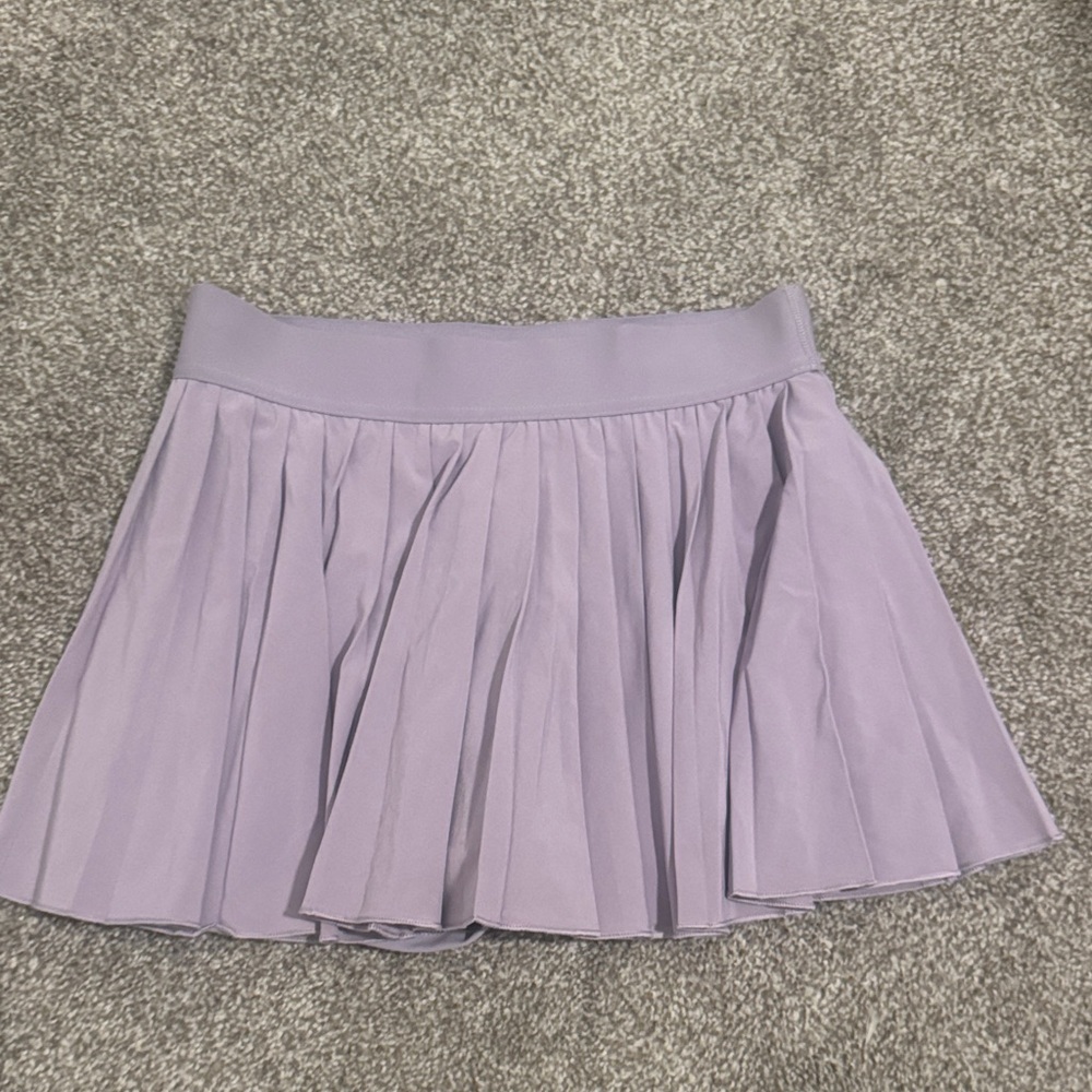 TNA Lilac Pleated Skater Skirt